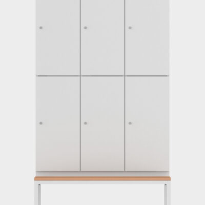Aquarius locker with bench