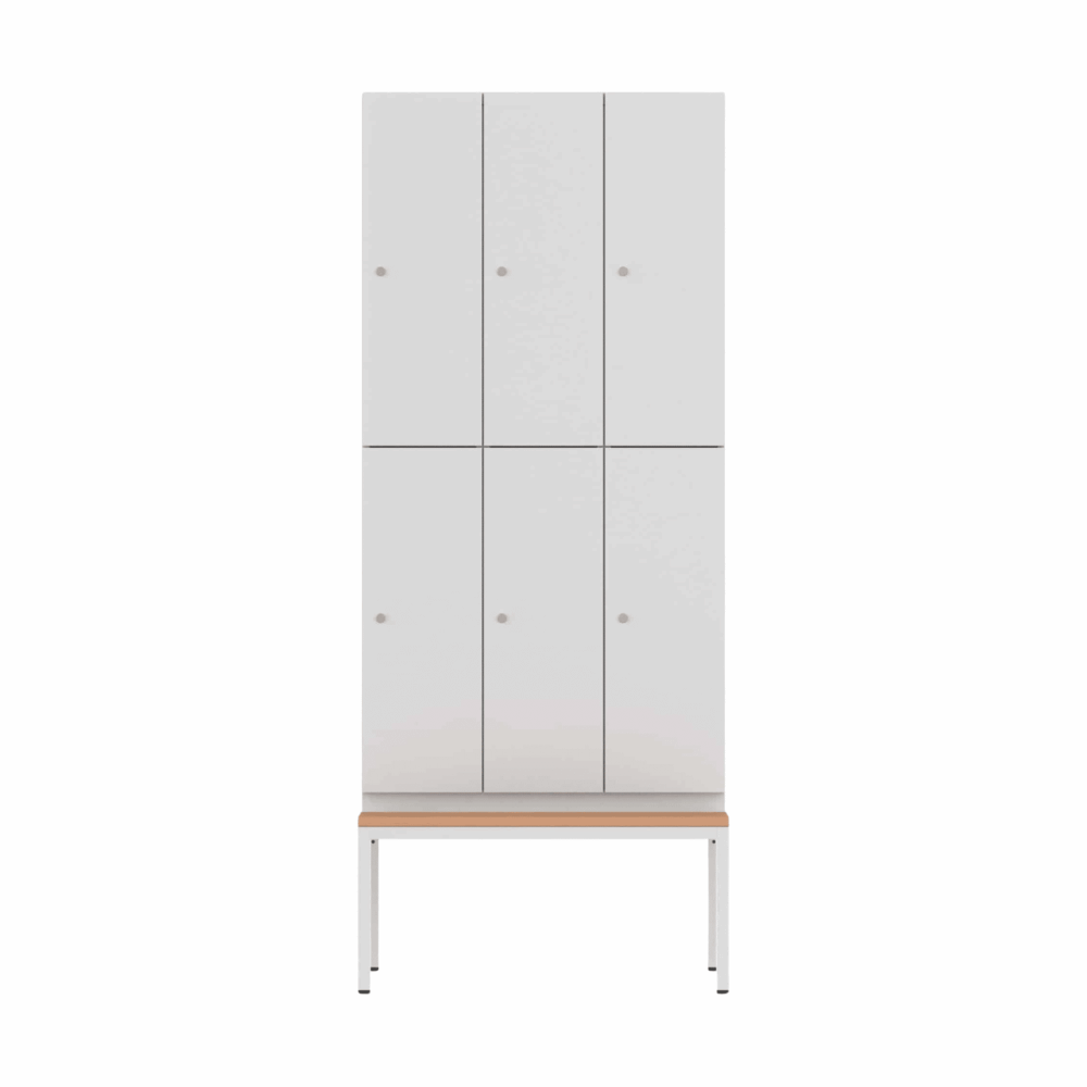 Aquarius locker with bench