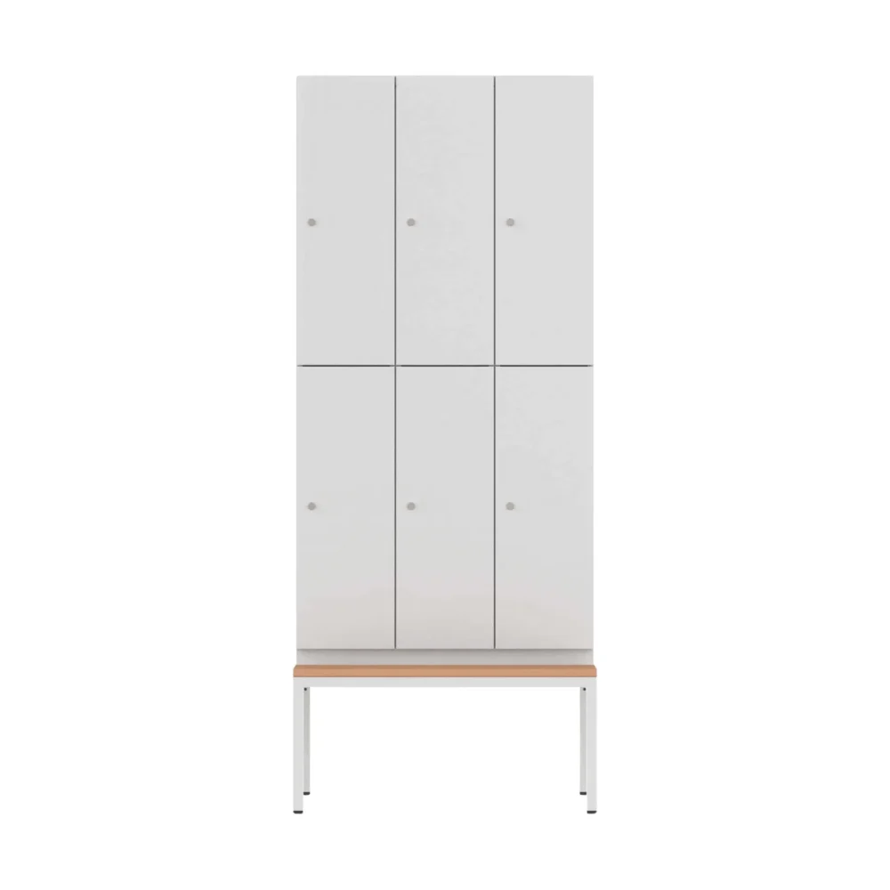 Aquarius locker with bench
