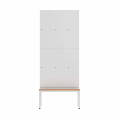 Aquarius locker with bench