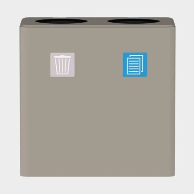 Dunk waste sorting bin