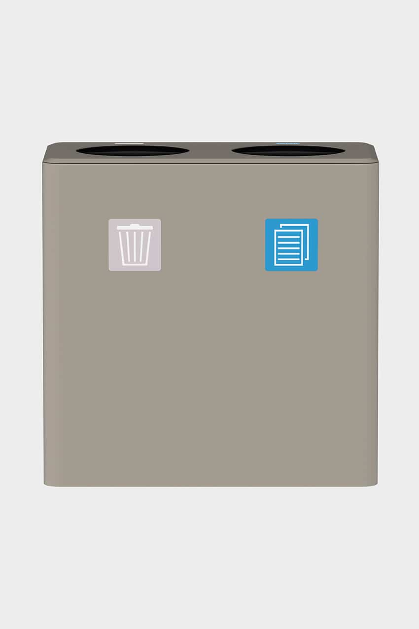Dunk waste sorting bin