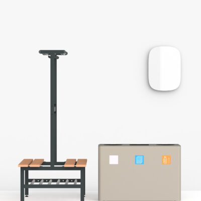 Dunk waste sorting bin