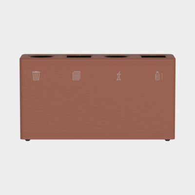 Ditch waste sorting bin