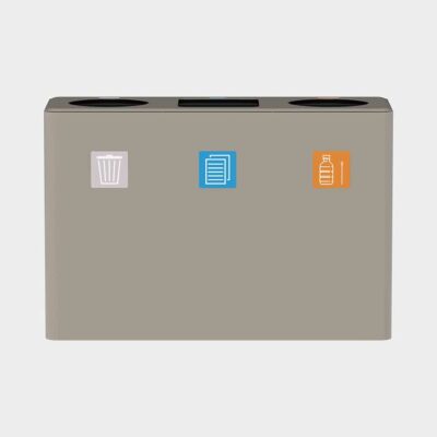 Dunk waste sorting bin
