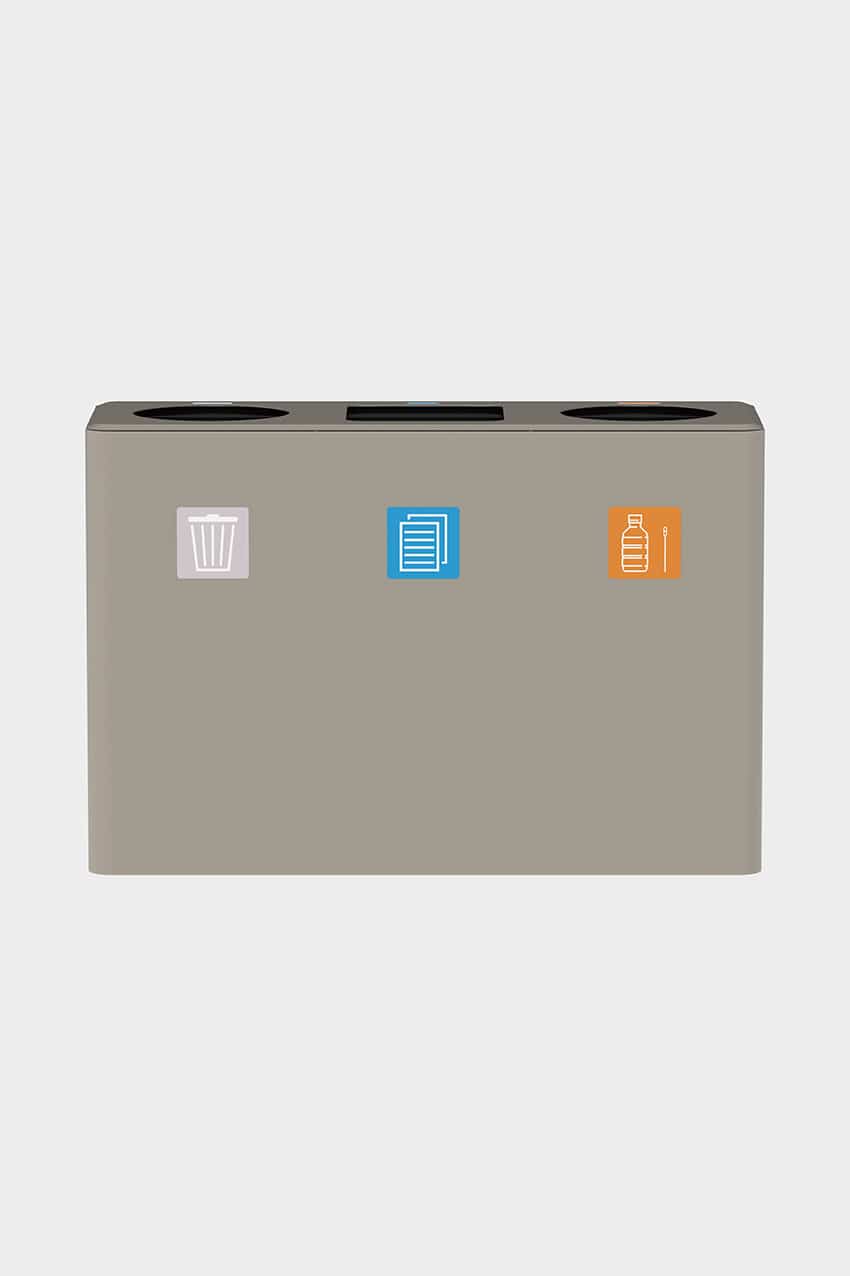 Dunk waste sorting bin